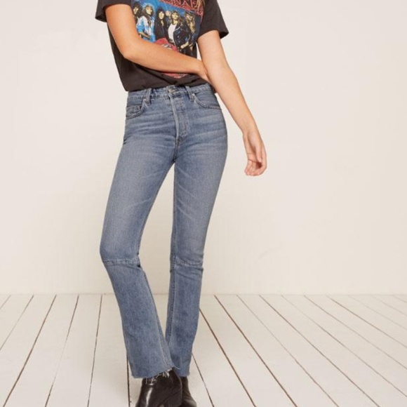 Reformation Denim - NEW Reformation Straight Leg High Rise Jean 25